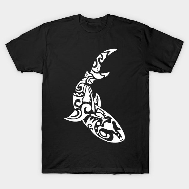 Shark art T-Shirt by DebbiesDashingDesigns